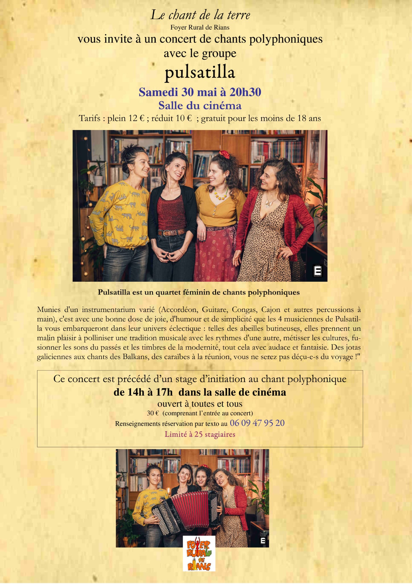 Concert de chants