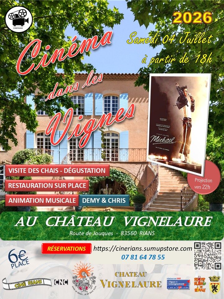 Cine dans les vignes