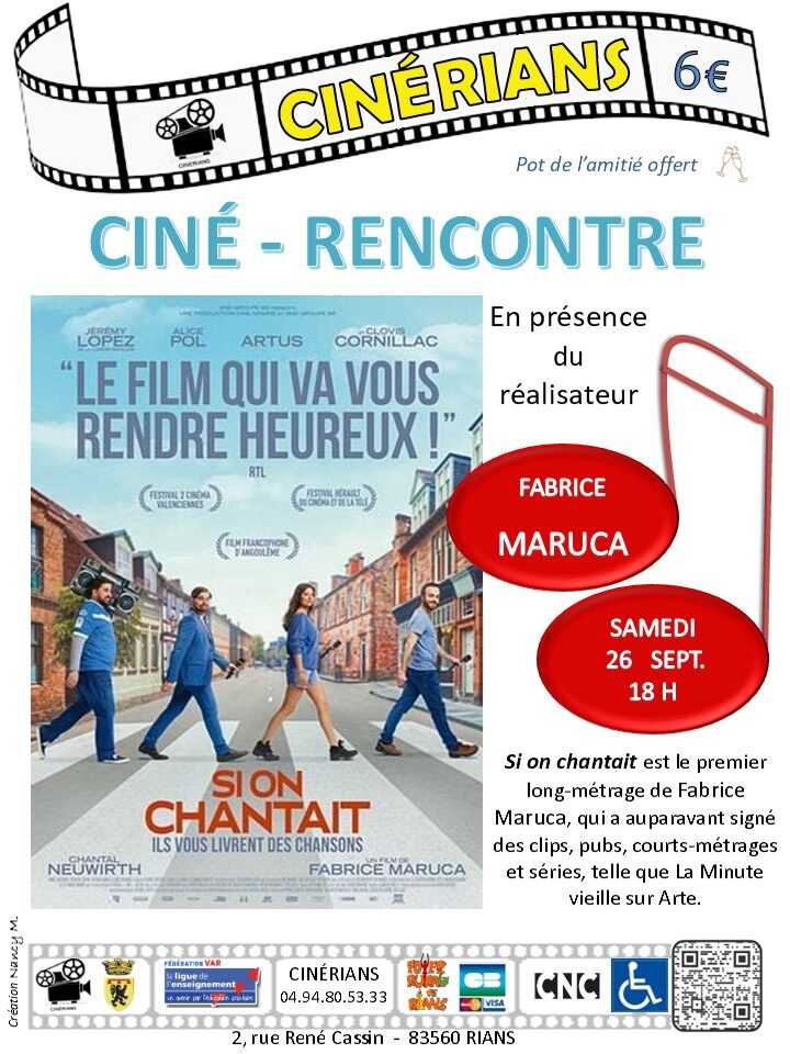 Cinéma Rians avec le réalisateur